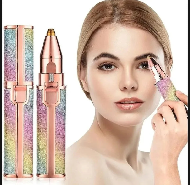 2 IN 1 LED Eyebrow & Face Trimmer for Women