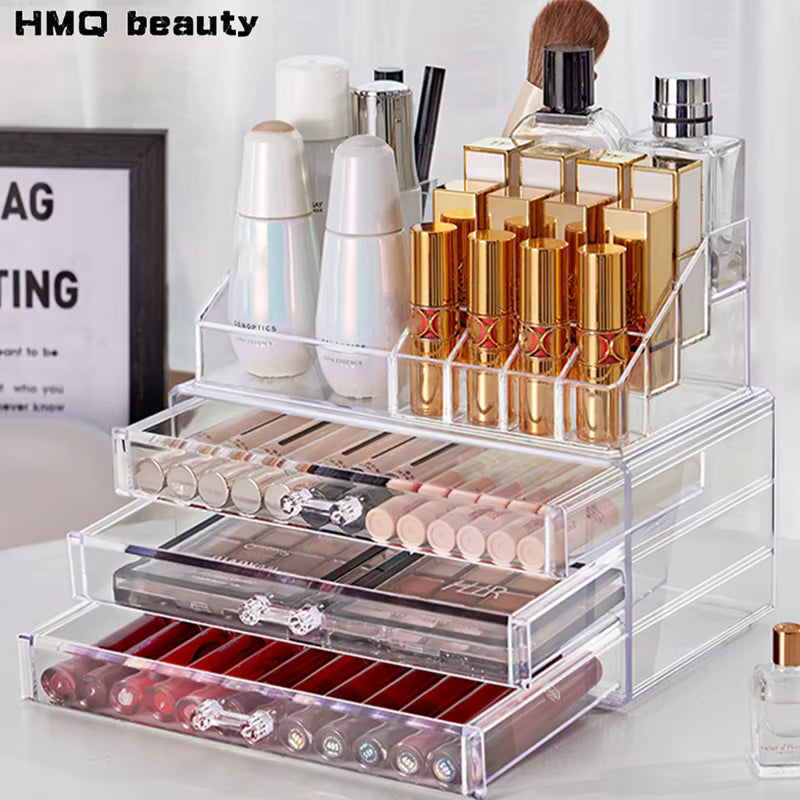Acrylic Makeup Organizer 4 Drawers