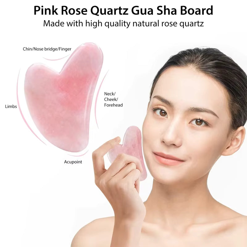 Rose Quartz Facial Roller