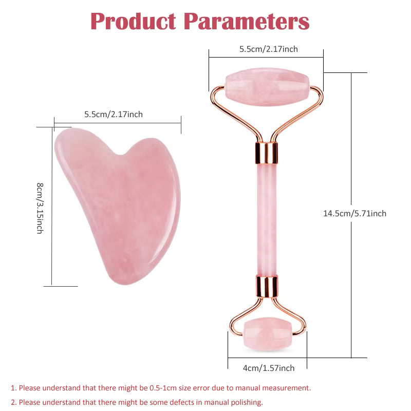 Rose Quartz Facial Roller