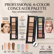 6 Color Concealer Contour Palette